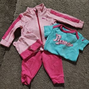 Baby girl puma set 3-6 months
